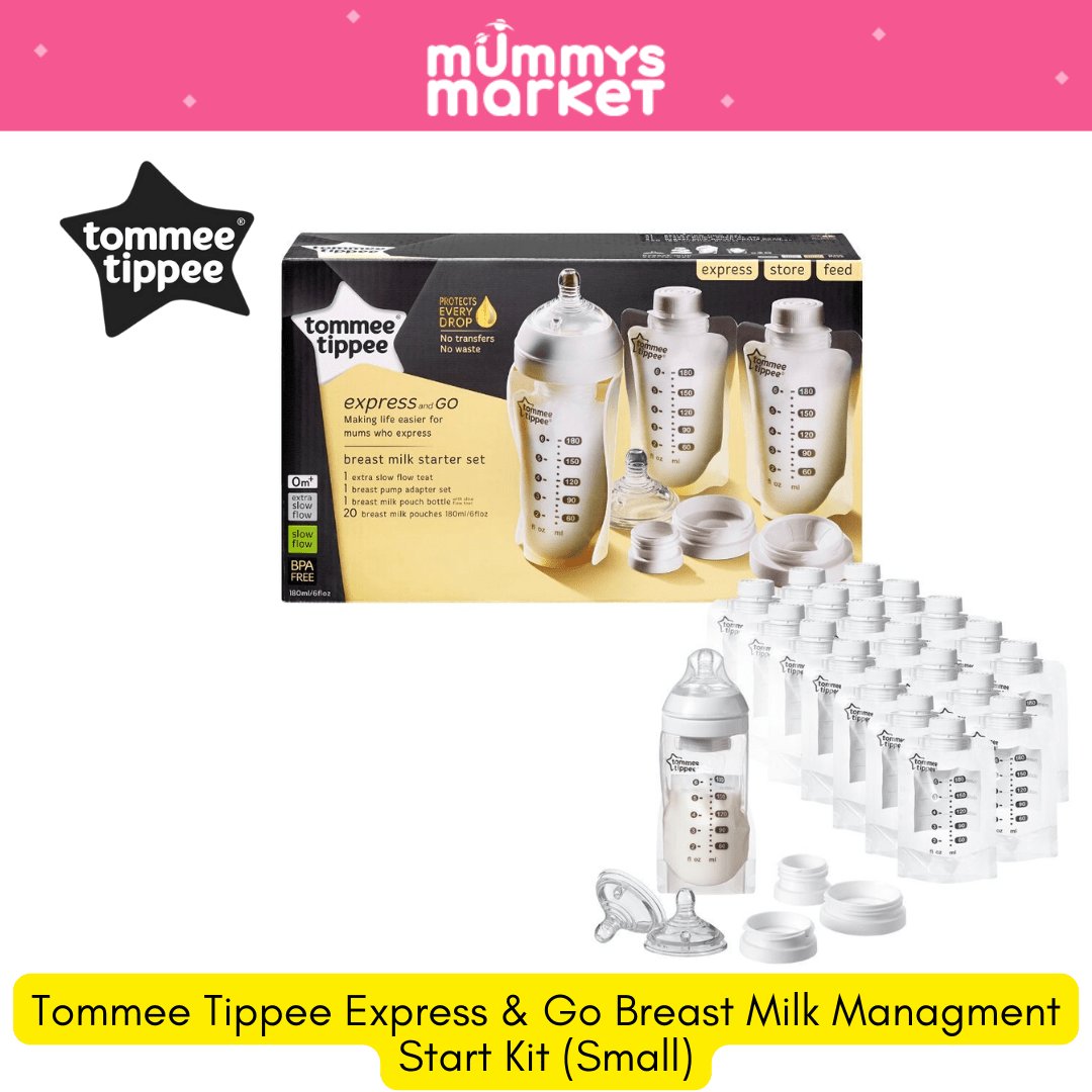 Tommee Tippee Made for Me Single Electrical Breastpump + FREE Express & Go Breastmilk Starter Kit
